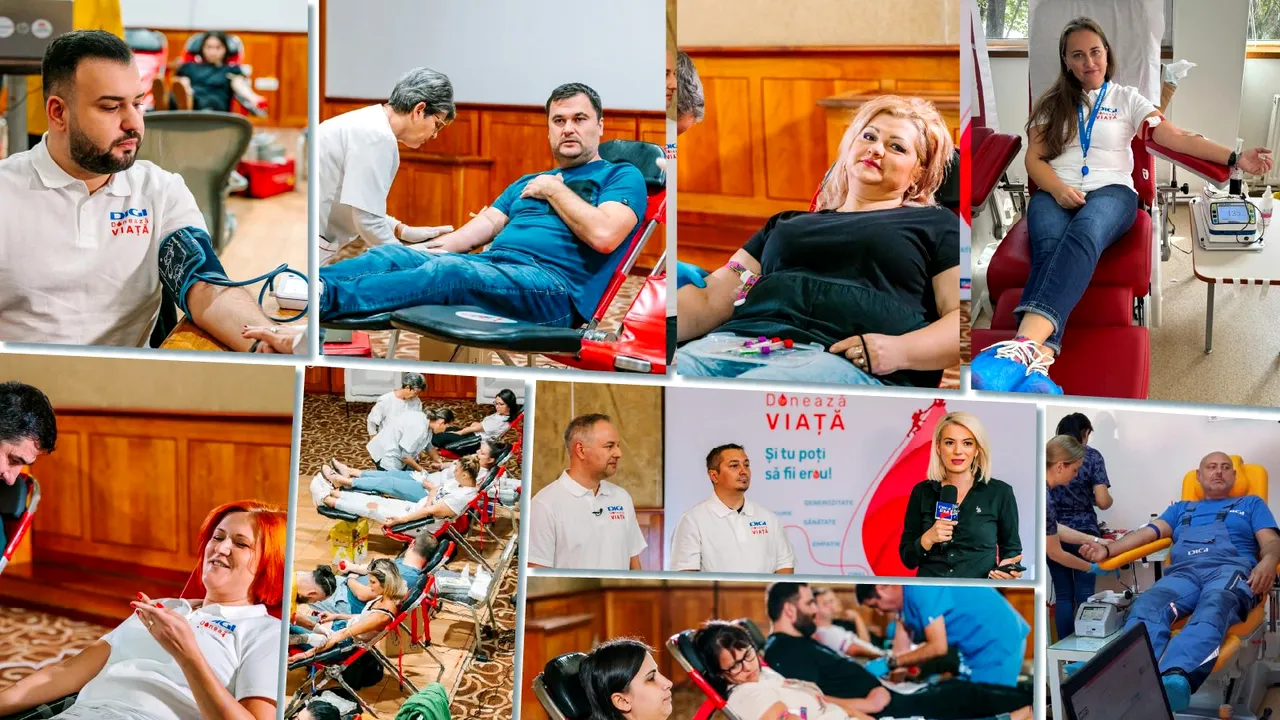 400 de angajaţi au ales să fie eroii celei de-a opta ediţii a campaniei DIGI Donează VIAŢĂ