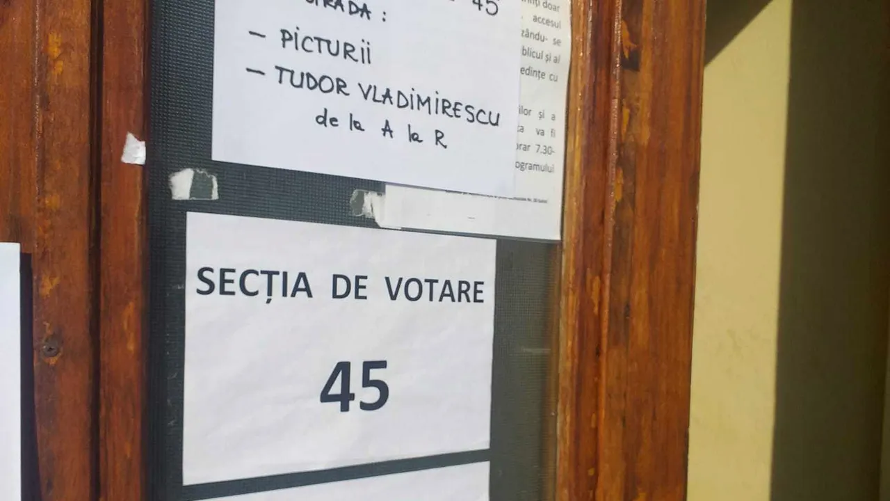 Record greu de egalat. La o secţie de votare din Galaţi s-a prezentat o singură persoană - FOTO