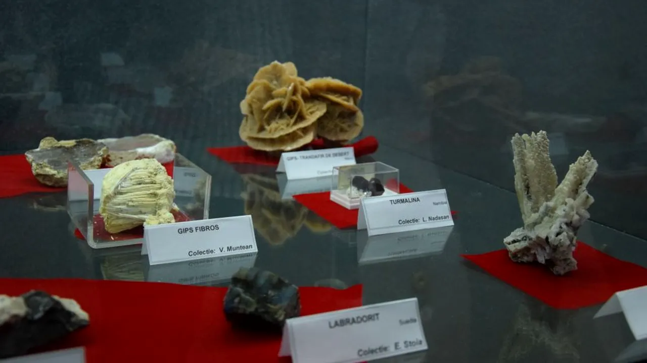 GALERIE FOTO Peste 100 de minerale din opt ţări şi insule, expuse la Muzeul din Alba Iulia