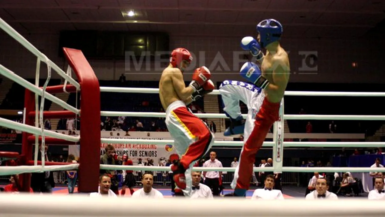 România a câştigat şapte medalii la Campionatul European Wako de kickbox. Amansio Paraschiv - medalie de aur