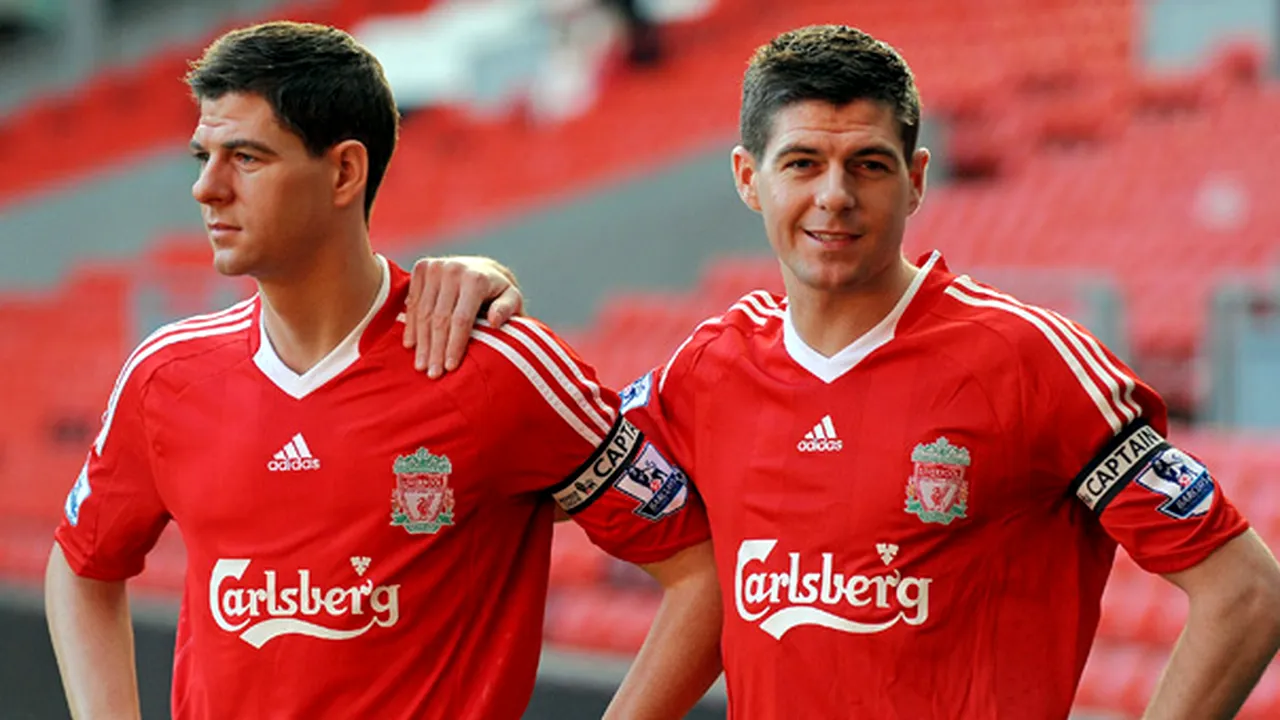 Steven Gerrard va avea o statuie la Madame Tussauds