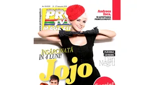 Jojo este însărcinată în luna a patra