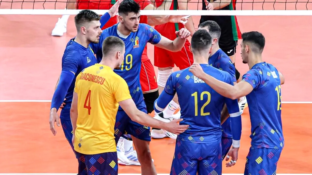 Naționala masculină de volei susține două meciuri amicale cu Slovacia la Mioveni