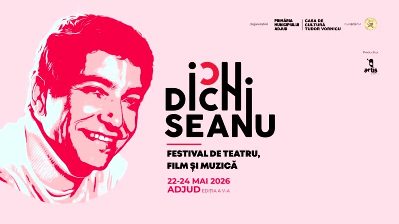 Festivalul „Ion Dichiseanu” revine la Adjud cu Maia Morgenstern, Marius Manole, Fuego și trei zile de spectacole și concerte