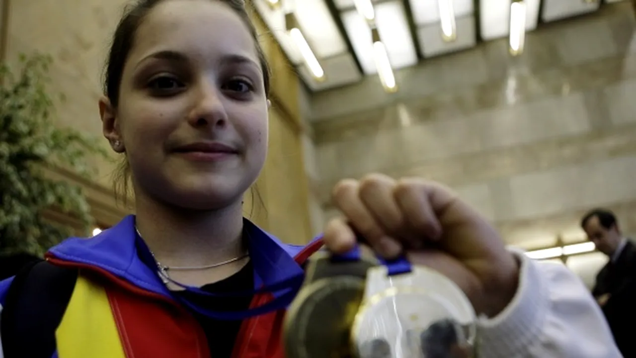 Cerasela Pătraşcu, locul 1 la bârnă, la întâlnirea de gimnastică dintre Marea Britanie şi România