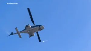 Cinci răniți după ce un elicopter s-a prăbușit peste palmierii din fața unui hotel din California