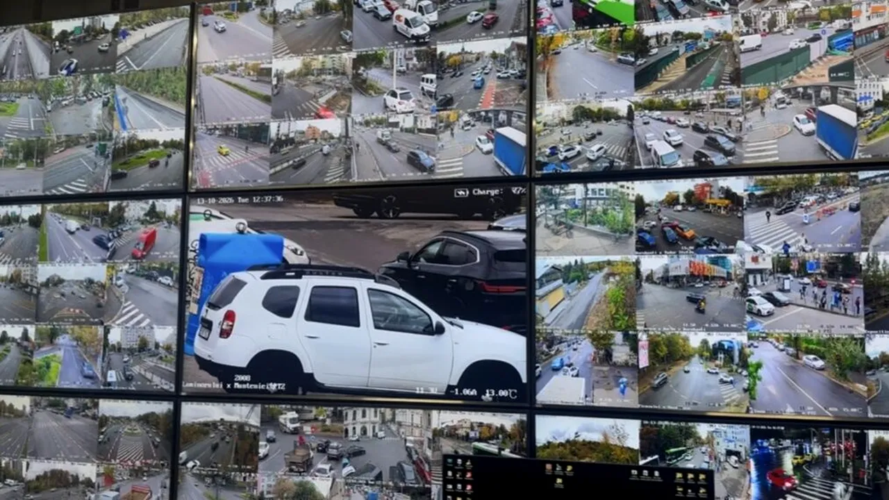 Ce înregistrează bodycam-urile poliției locale? Locul de unde agenții urmăresc parcările neregulamentare