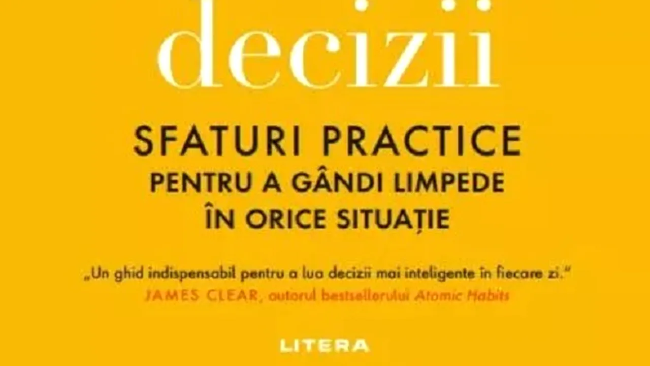 O carte pe zi: „Arta de a lua cele mai bune decizii”, de Shane Parrish