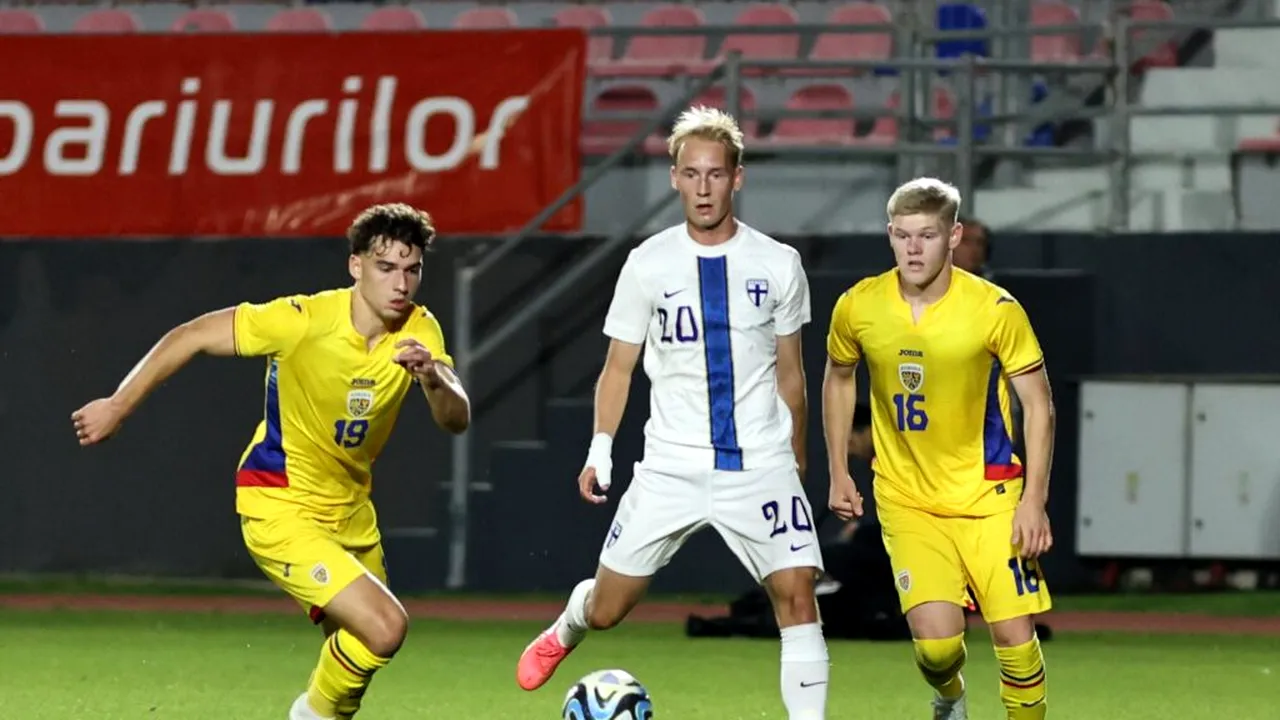 Echipa de tineret a României a ratat calificarea la Euro 2027. România U21-Finlanda U21, scor 0-2