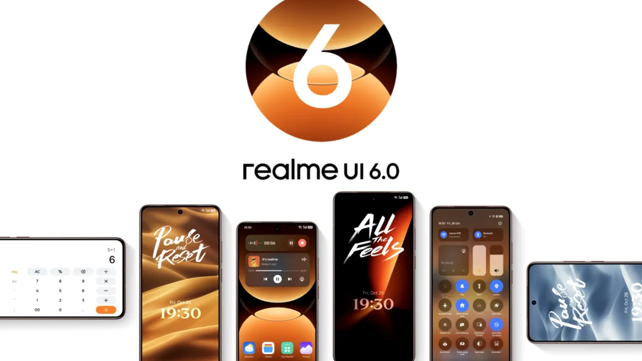 Interfața realme UI 6.0 a fost lansată complet pentru seriile GT 6 și 12 Pro