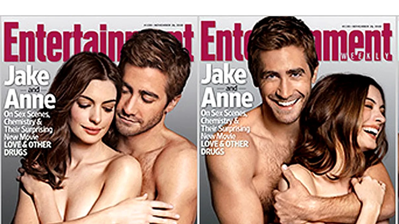 Anne Hathaway şi Jake Gyllenhaal au pozat nud