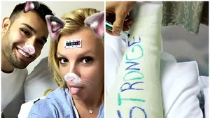 Britney Spears, pe patul de spital. Şi-a fracturat piciorul în timp ce dansa. VIDEO