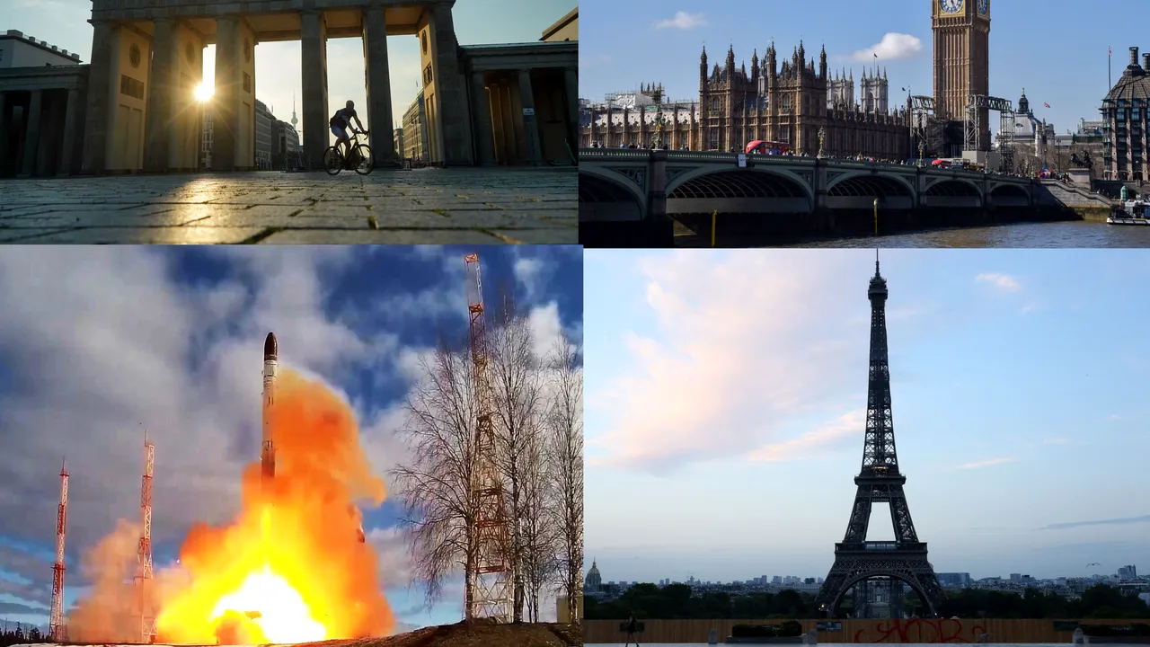 Berlin, Londra şi Paris, ameninţate că pot fi distruse în 200 de secunde cu rachetele nucleare Satan II. Ruşii spun că 