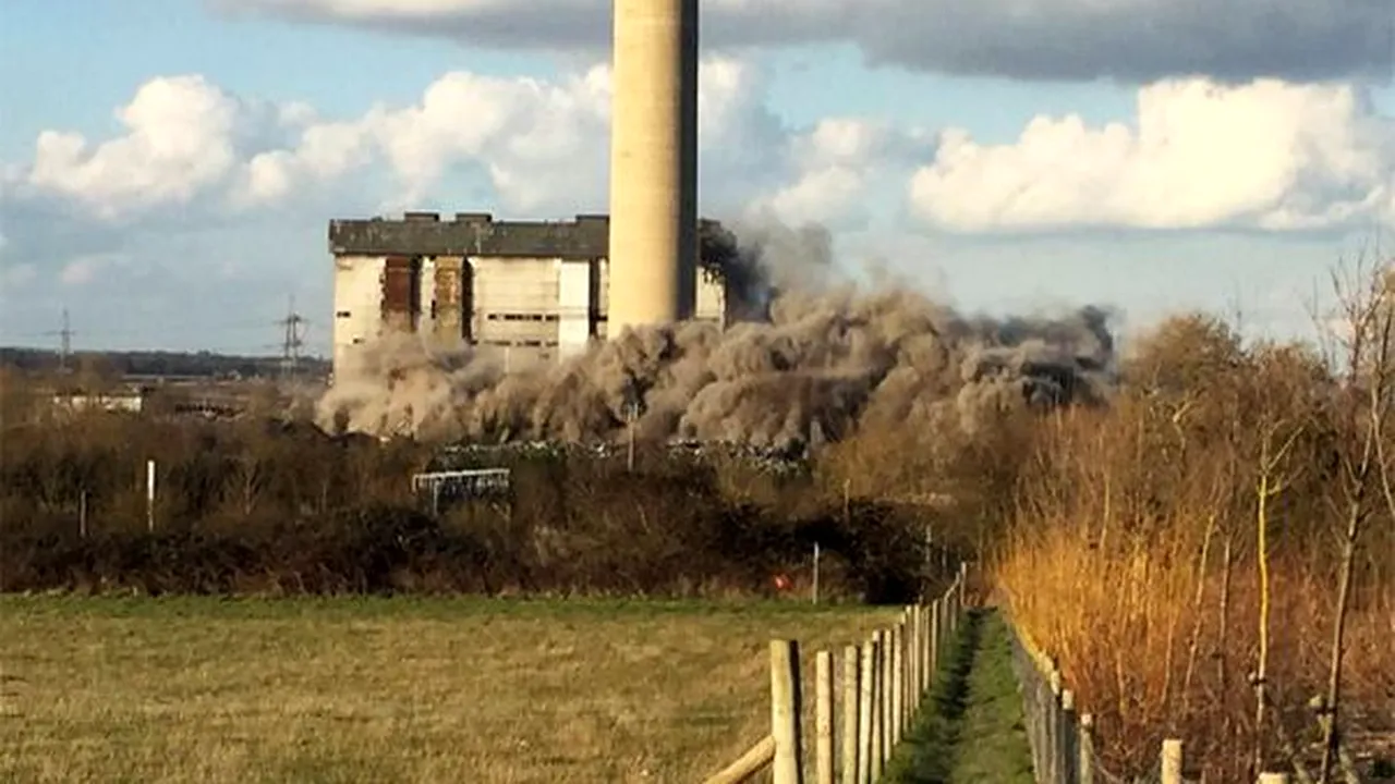 Explozie la o fostă centrală electrică din Marea Britanie: 