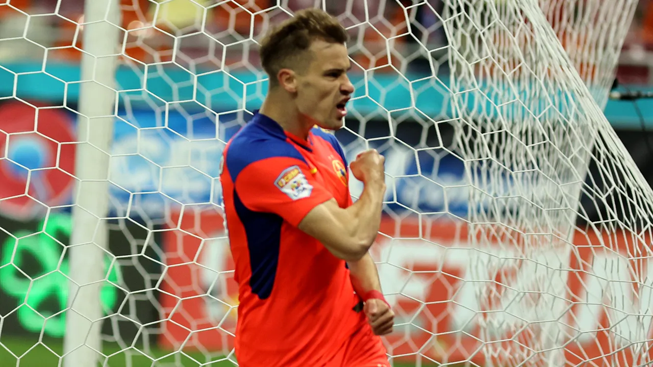Darius Olaru, votat tricolorul lunii aprilie în Peluza Tricoloră pentru evoluţiile excelente la FCSB