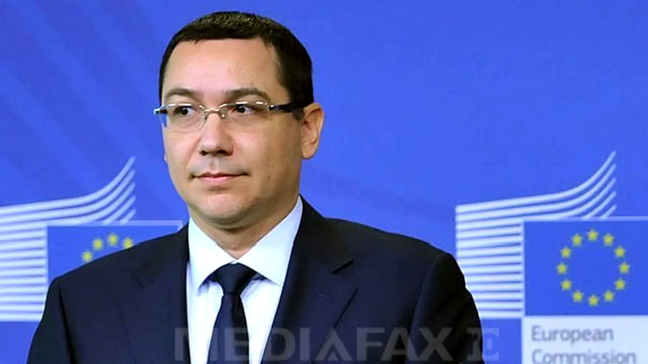 Ponta: Mesaj către oficiali UE - ce ţine de noi pe Schengen am făcut, ce ţine de ei să facă când doresc