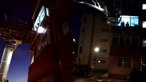 Acoperiş smuls de vânt, panouri şi copaci căzuţi peste fire de curent, în Prahova. Maşini avariate în Râmnicu Vâlcea