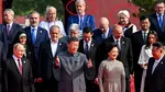 Adrian Năstase și Viorica Dăncilă, la parada militară din Beijing, alături de Putin, Xi Jinping și Kim Jong Un