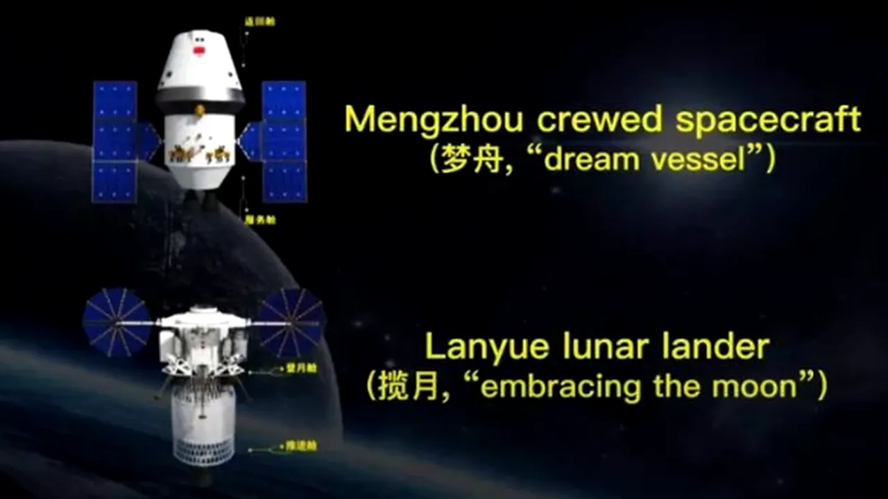 China a dezvăluite numele navei spaţiale pentru aterizarea „taikonauţilor” pe Lună