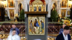 Putin donează Bisericii „Icoana Treimii” a lui Rublev, scandalizând muzeele