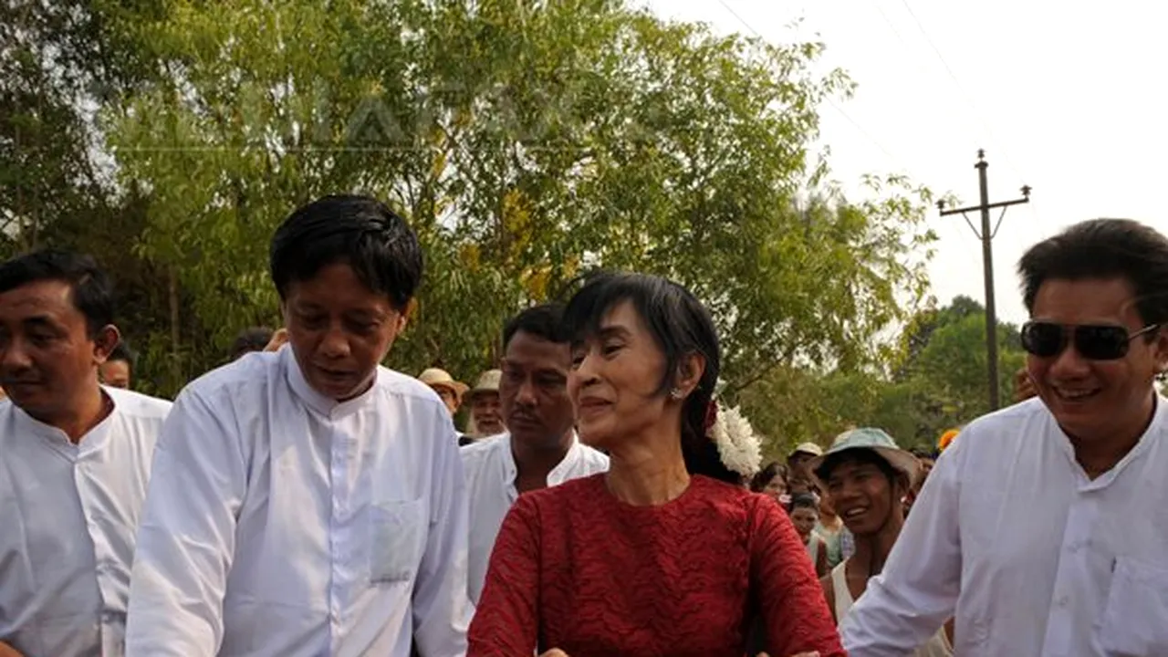 Aung San Suu Kyi din Myanmar a fost aleasă deputată cu 99% din voturile din circumscripţia sa rurală