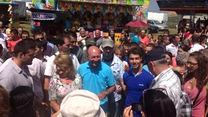 Băsescu a spus că a venit cu drag în judeţul Sibiu şi va reveni şi când nu va mai fi preşedinte