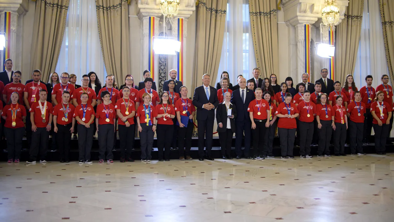 Iohannis către Fundaţia Special Olympics: Transmiteţi încredere persoanelor cu dizabilităţi