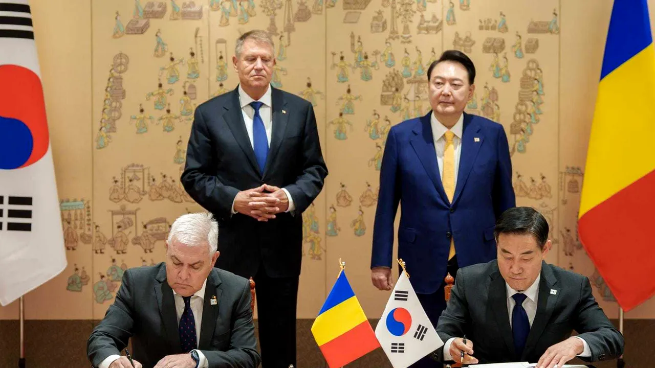 Acord de cooperare în domeniul apărării, semnat de România şi Coreea de Sud