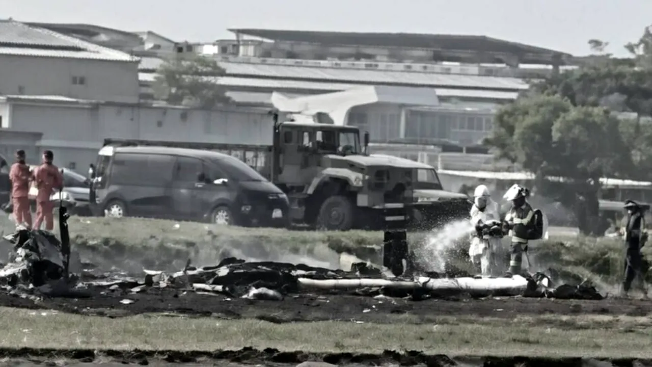 Un avion militar s-a prăbușit în Taiwan: piloții au murit