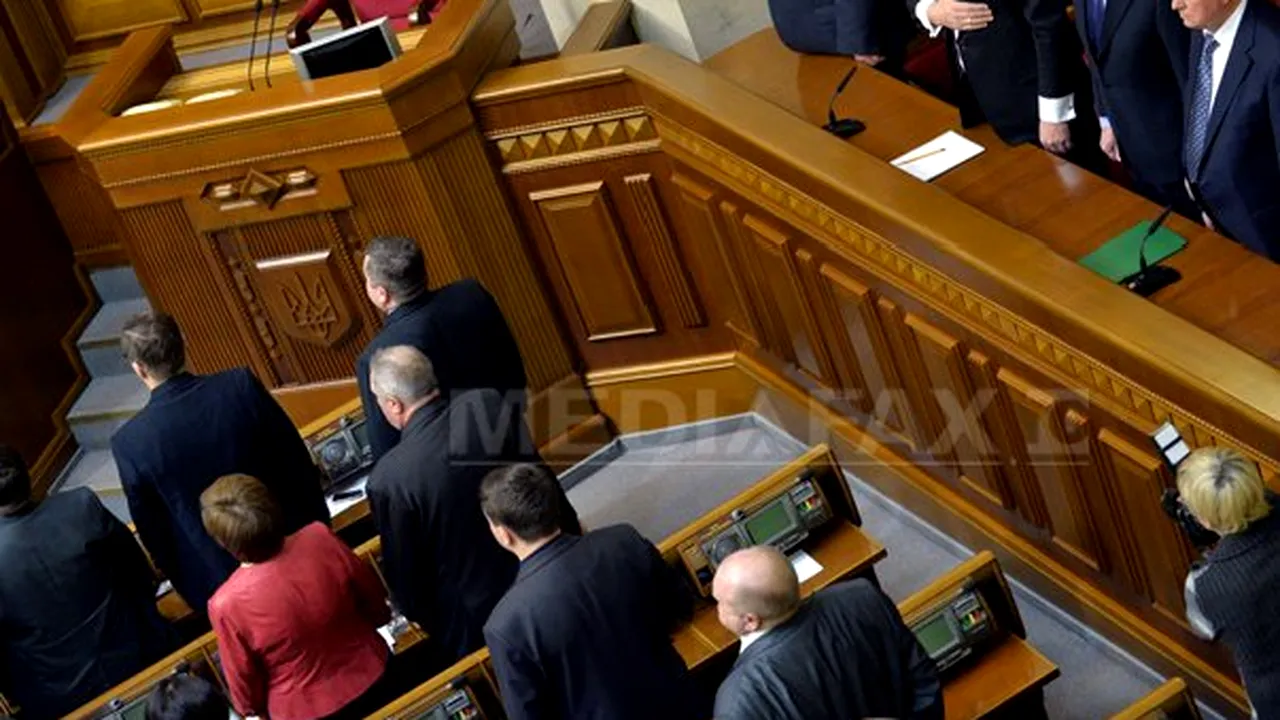 Parlamentul ucrainean a abrogat o lege cu privire la limbile minorităţilor, inclusiv rusa - presă