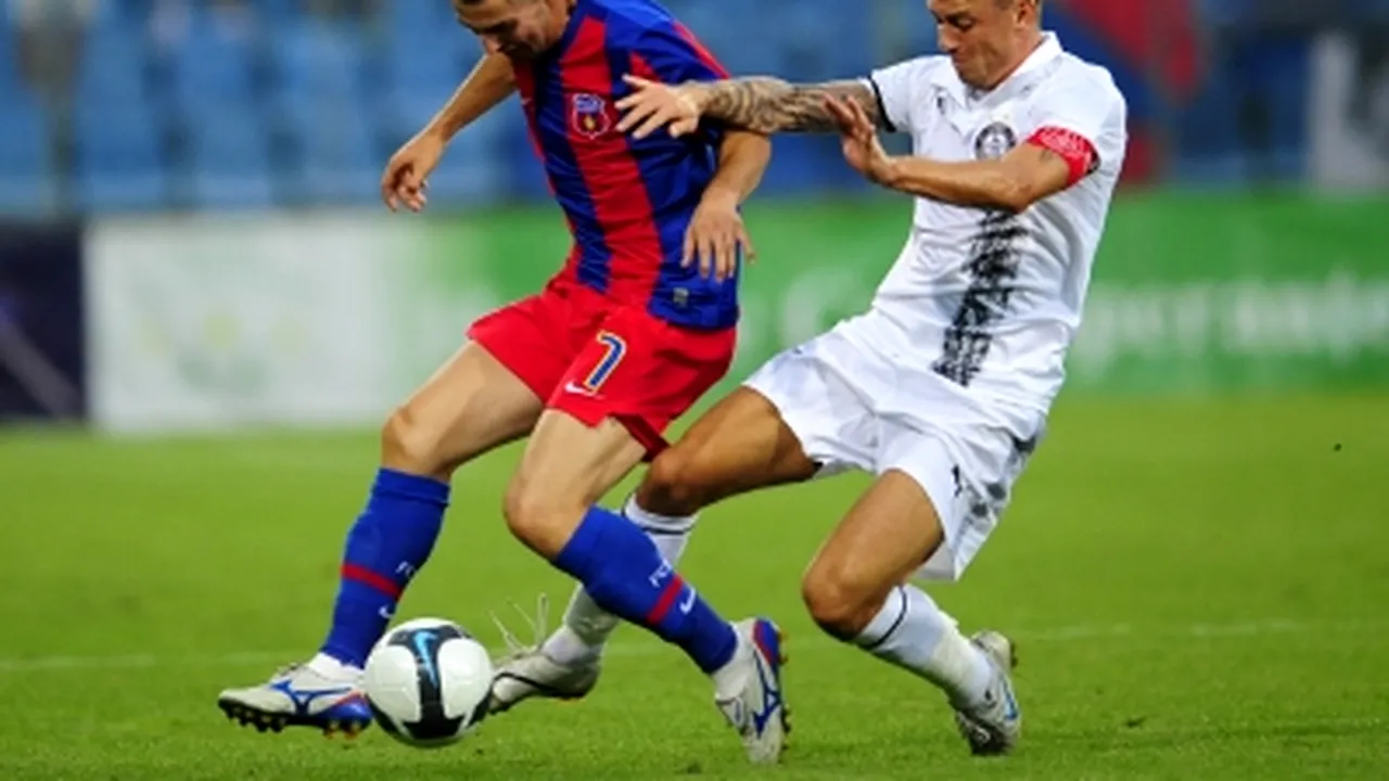 Repriza a doua a partidei dintre Ujpest FC şi Steaua a început cu o întârziere de peste 15 minute