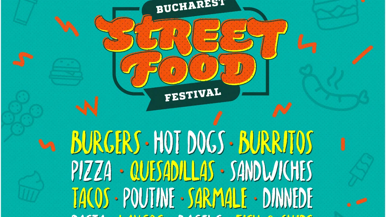 Începe Bucharest Street Food Festival: Rulote cu mâncare, biciclete, muzică şi festin