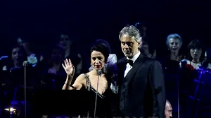 Andrea Bocelli transmite prin Angela Gheorghiu o îmbrăţişare pentru români, de 1 Decembrie