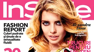 Alexandra Dinu, pe coperta InStyle de aprilie