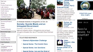 Mediafax transmite ştiri bazate pe analize geopolitice STRATFOR