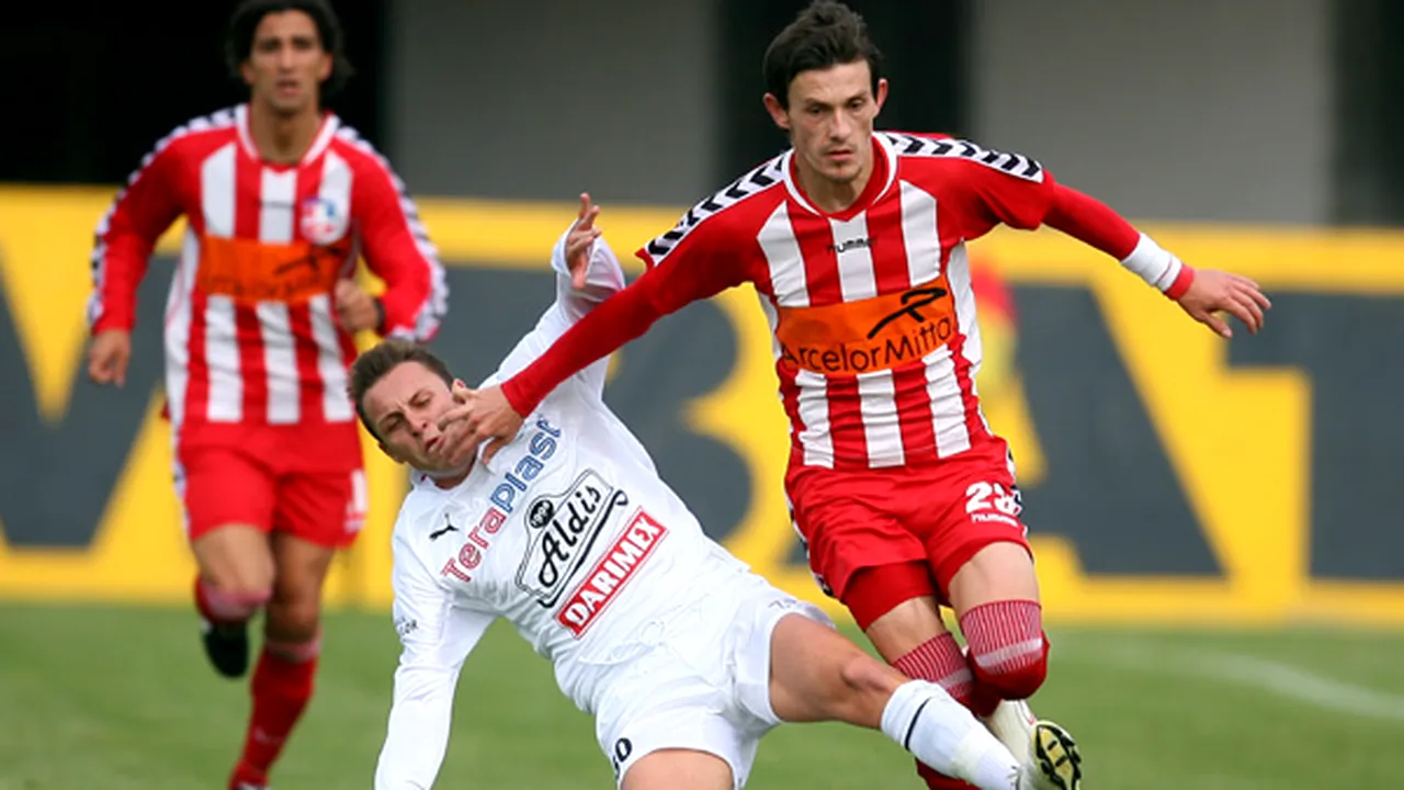 Gloria Bistriţa a învins Oţelul, scor 2-1