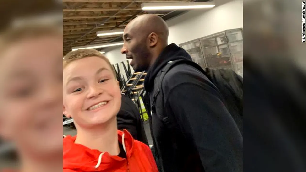 Ultimul selfie cu Kobe Bryant, înainte de tragicul accident în care legenda NBA şi-a pierdut viaţa. FOTO