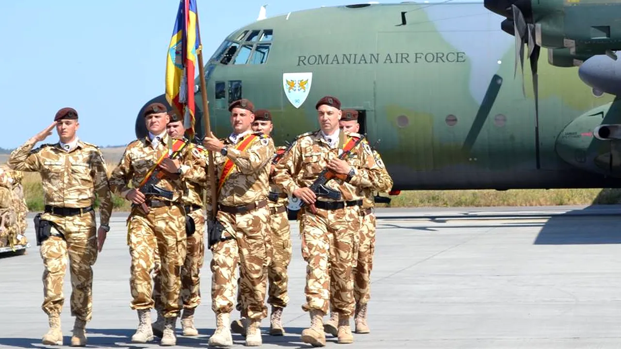 FOTO | Lupii Negri din Iaşi s-au întors din Afganistan. Militarii români au asigurat securitatea la Kandahar