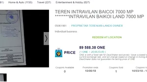 Premieră în România: tranzacţie în valoare de 2 milioane de euro pentru un teren, realizată în monedă virtuală OneCoin