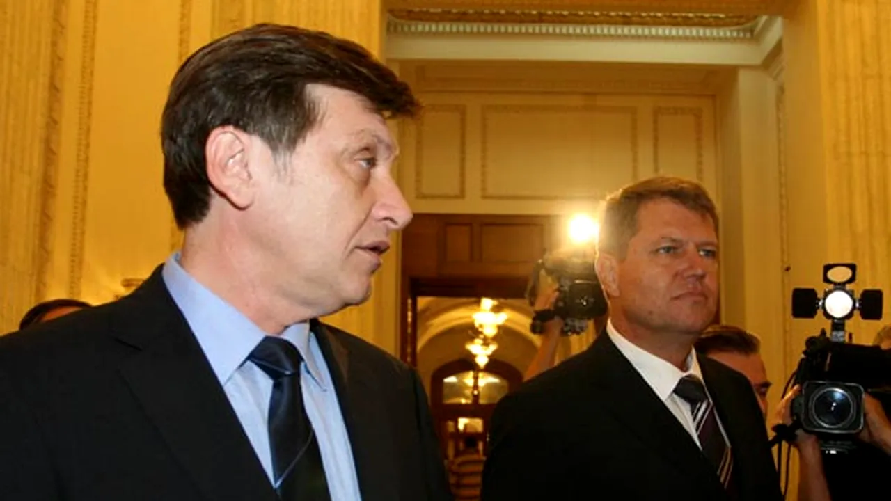 Antonescu l-a vizitat pe Iohannis la Primăria Sibiu