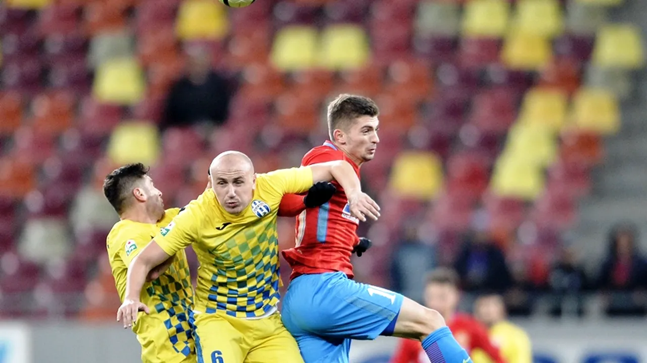 FCSB a învins Juventus Bucureşti, scor 4-0, în Liga 1