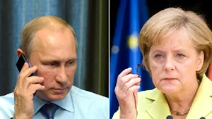 Vladimir Putin a avut 35 de discuţii telefonice cu Angela Merkel de la începutul anului