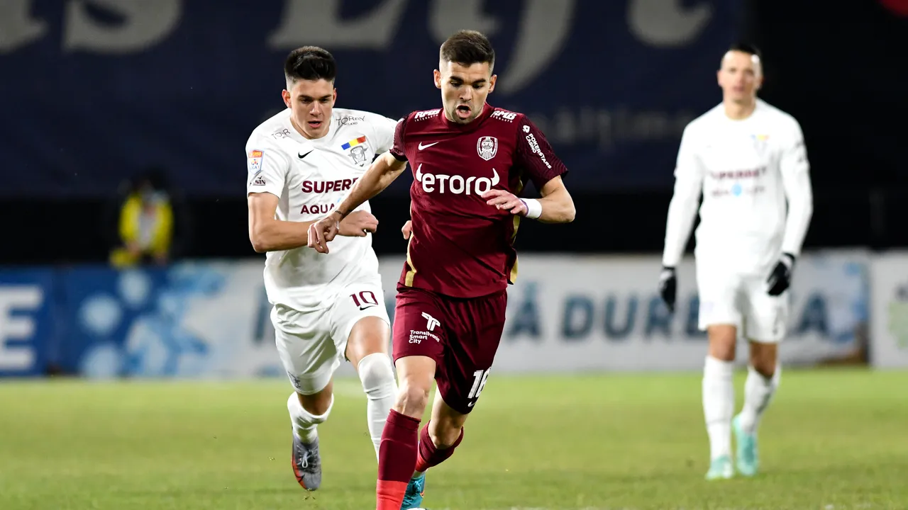CFR Cluj câştigă cu noroc confruntarea cu Rapid. Bucureştenii se află în afara zonei de play-off 