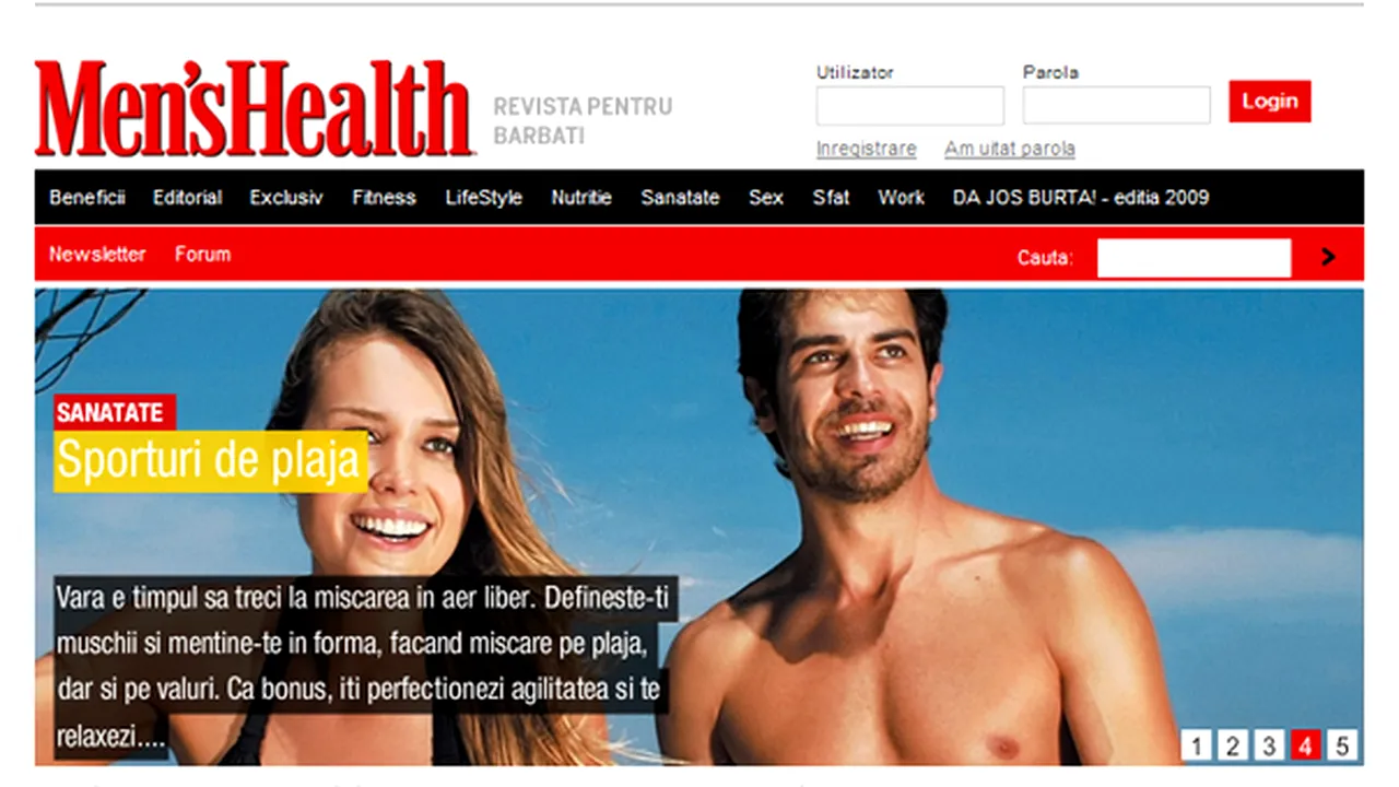 Primul număr al Men's Health sub licenţă Attica Media, în martie