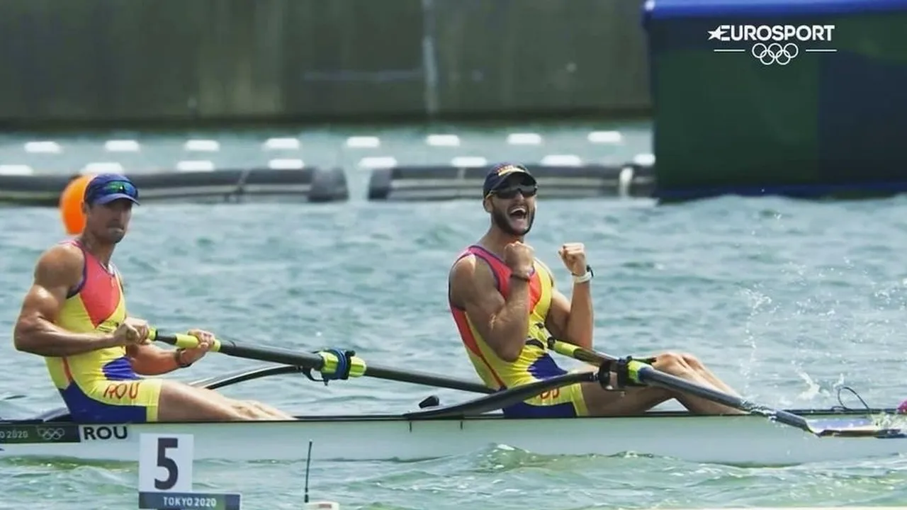 A treia medalie olimpică la canotaj. Marius Cozmiuc şi Ciprian Tudosă au cucerit argintul la dublu rame 