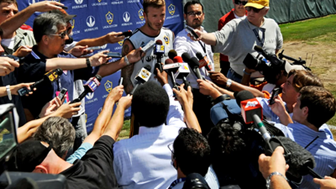 Beckham şi-a reluat antrenamentele cu Los Angeles Galaxy
