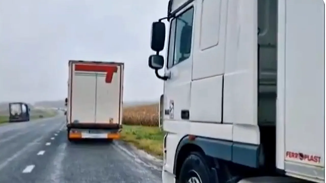 2.000 de camioane blocate în Belarus după închiderea graniței de către Lituania