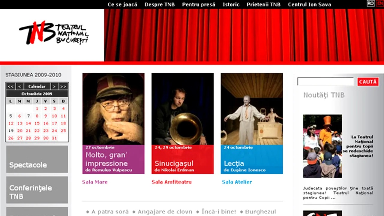 Pentru teatre, şi internetul este o scenă