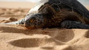 Ţestoase eşuate pe coastele din Texas, salvate de localnici