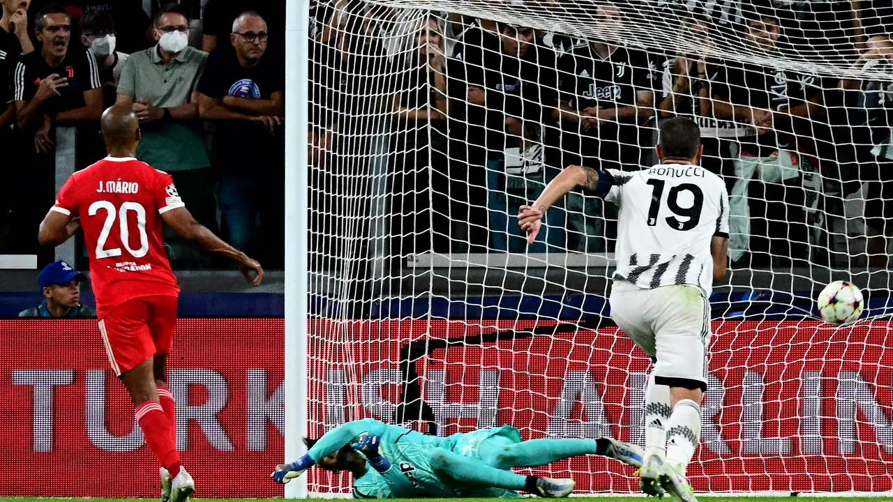 Liga Campionilor: Benfica trece de Juve. Haaland golul etapei. La PSG a marcat toată tripleta de aur